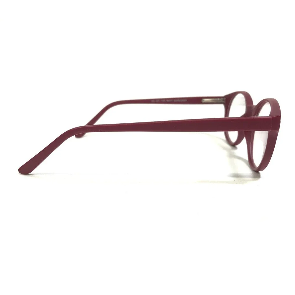 Jubilee Eyeglasses Frames 5938 MATT BURGUNDY Red Round Full Rim 50-20-145